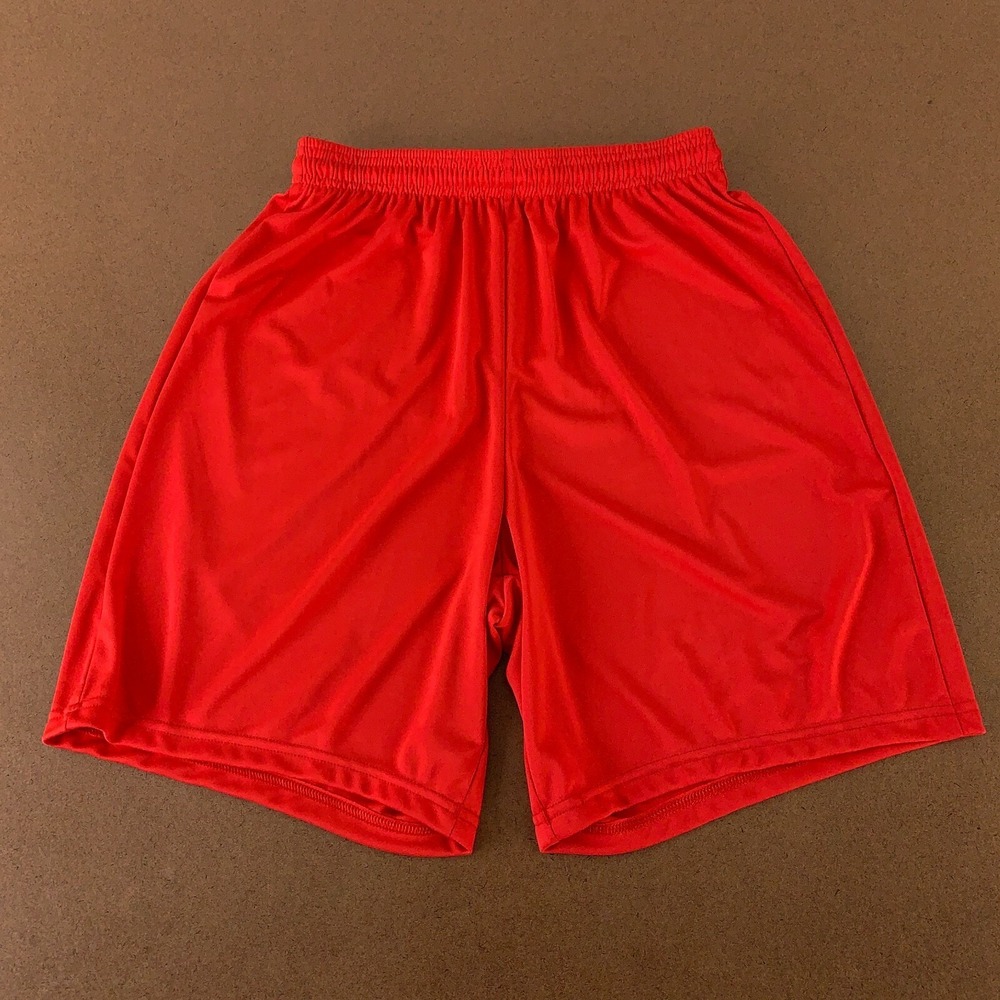 A4 Adult Size Small Red Drawstring 7" Inseam Cooling Performance Short N5244 New